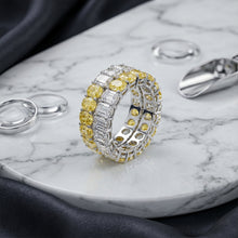 Golden Radiance Yellow Sapphire & Diamond Ring