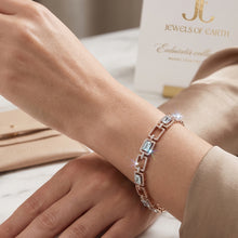 Aurora Baguette Link Bracelet