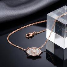 Smoky Aura Eye Pendant Necklace