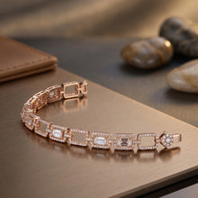 Aurora Baguette Link Bracelet