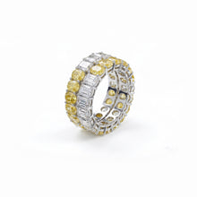 Golden Radiance Yellow Sapphire & Diamond Ring