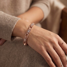 Aurora Baguette Link Bracelet