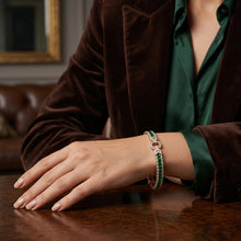 Emerald Spark Bracelet cum Choker