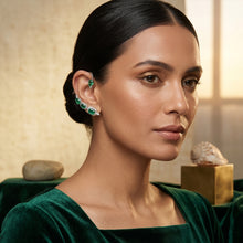 Emerald Grace Ear Cuff Earrings