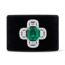 Emerald Radiance Statement Cuff