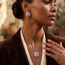 Elegant Blossom Pendant Set