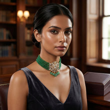 Emerald Royale Statement Choker