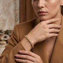 Golden Aura Yellow Sapphire & Diamond Bracelet