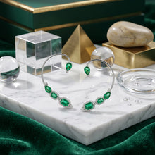 Emerald Grace Ear Cuff Earrings