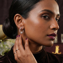 Marquise Glow Open Hoops