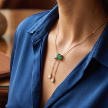 Pear & Rectangle Neckpiece