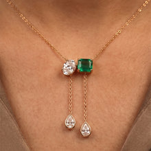 Pear & Rectangle Neckpiece