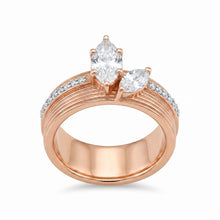 Pink Gold Marquise Ring
