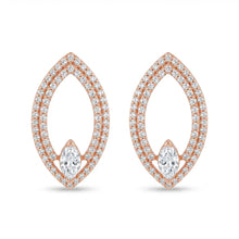 Marquise Glow Open Hoops