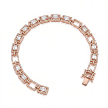 Aurora Baguette Link Bracelet