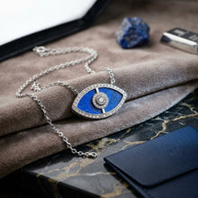Midnight Guardian Eye Necklace