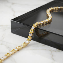 Golden Aura Yellow Sapphire & Diamond Bracelet