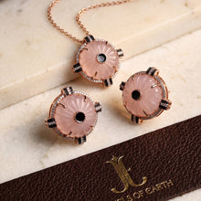Elegant Blossom Pendant Set