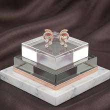 Twisted Marquise Glow Stud Earrings
