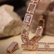 Aurora Baguette Link Bracelet