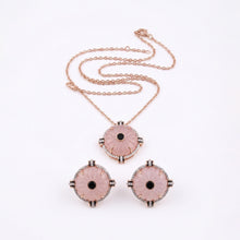 Elegant Blossom Pendant Set