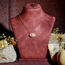 Smoky Aura Eye Pendant Necklace