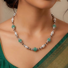 Emerald Pearl Symphony Necklace